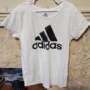 Adidas,  Short Sleeve Tee, Size YOUTH Lg